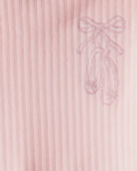 Toddler 2-Piece Ballerina Hoodie & Pant Set - Pink