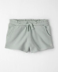 Toddler Girl French Terry Shorts Made with Organic Cotton