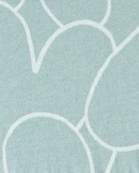 Baby Girl Heart Print Long Sleeve Cotton Dress - Green