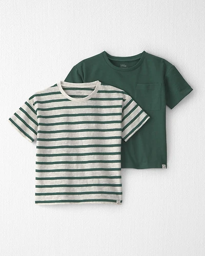 Toddler Boy 2-Pack Organic Cotton T-Shirts
