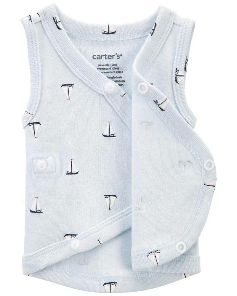 Baby Boy Preemie Sailboat Tank