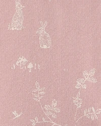 Baby Girl Organic Cotton Dress Pink Bunny Print