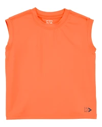 Toddler Active Muscle Tank - Orange