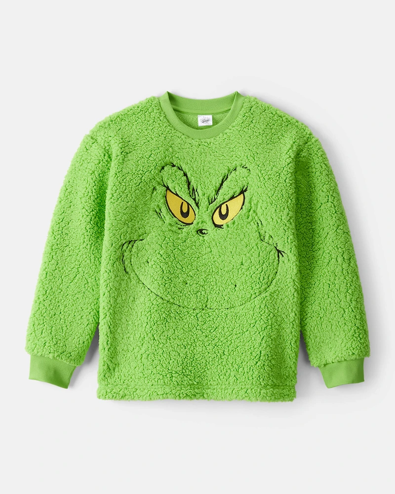 Boys Christmas Dr. Seuss™ The Grinch Pullover Sweatshirt - Green