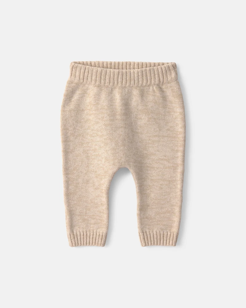 Baby Boy 3-Piece Cotton Sweater Layering Set - Cream