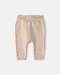 Baby Boy 3-Piece Cotton Sweater Layering Set - Cream