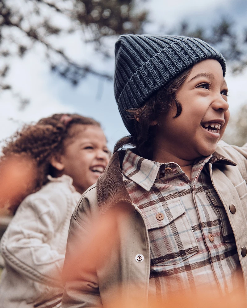 Toddler Organic Cotton Sweater Knit Beanie