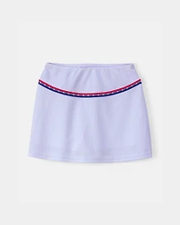Girls Umbro France Active Skort - Blue/Red/White