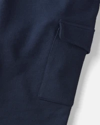 Boys Organic Cotton French Terry Cargo Pants