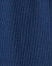 Girls Eyelet Top - Navy Blue
