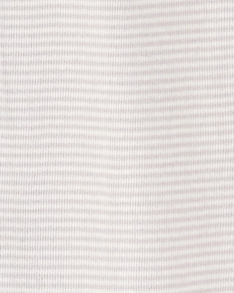 2-Pack Striped Elephant 2-Way Zip Cotton Sleeper