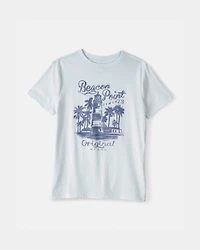 Kids Lighthouse Graphic Tee - Blue