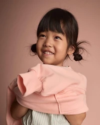 Toddler Otter Sweatshirt™ with Pockets - Light Pink