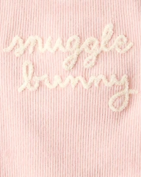 Baby Girl Snuggle Bunny Pullover Sweatshirt - Pink