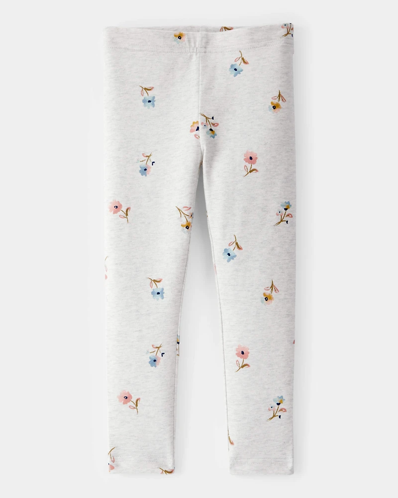 Toddler Girl Floral Leggings