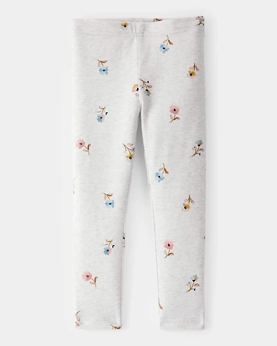 Toddler Girl Floral Leggings