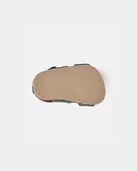 Baby Boy Striped Sandals - Black