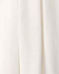 Toddler Girl Pleated Tennis Dress - Ivory