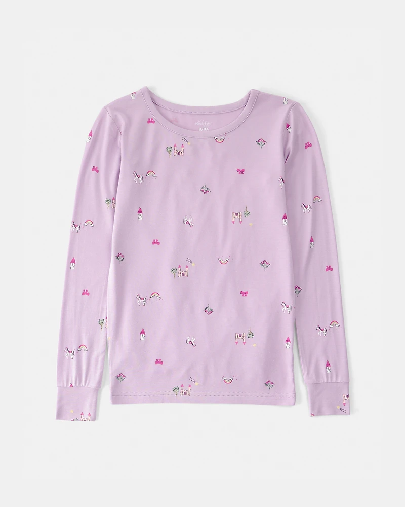 Girls Fairytale PurelySoft 2-Piece Pyjama Set - Purple