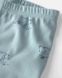 Toddler 2-Piece Organic Cotton Pyjamas Winter Bears