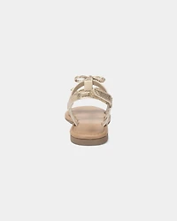 Toddler Girl Metallic Bow Sandals - Gold