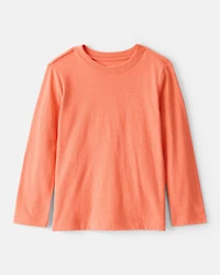 Toddler Boy Long-Sleeve Tee - Orange