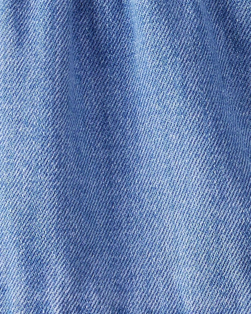 Baby Girl Organic Cotton Chambray Dress