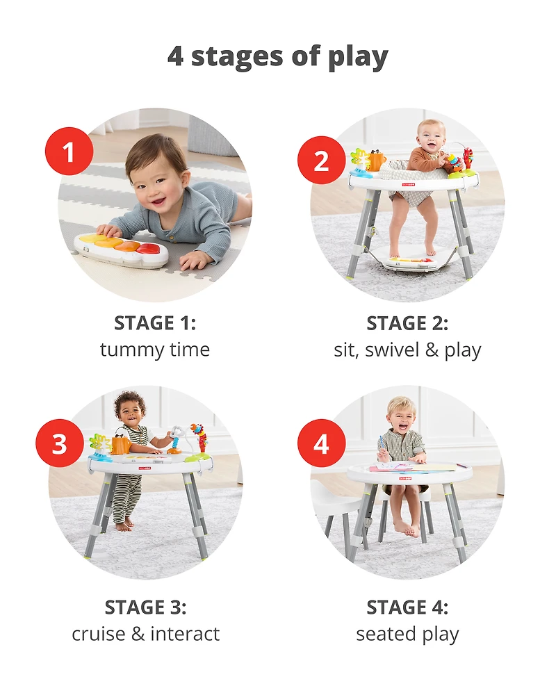 Explore & More Baby's View 3-Stage Activity Center