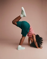 Toddler Boy French Terry Cargo Shorts - Green