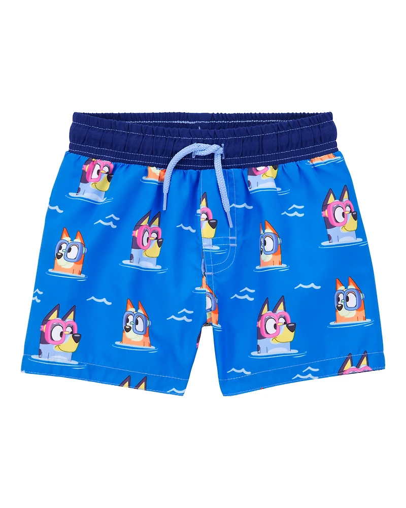 Toddler 2-Piece Bluey Rashguard & Swim Trunk Set