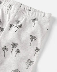 Toddler 2-Piece Organic Cotton Pyjamas Palm Trees