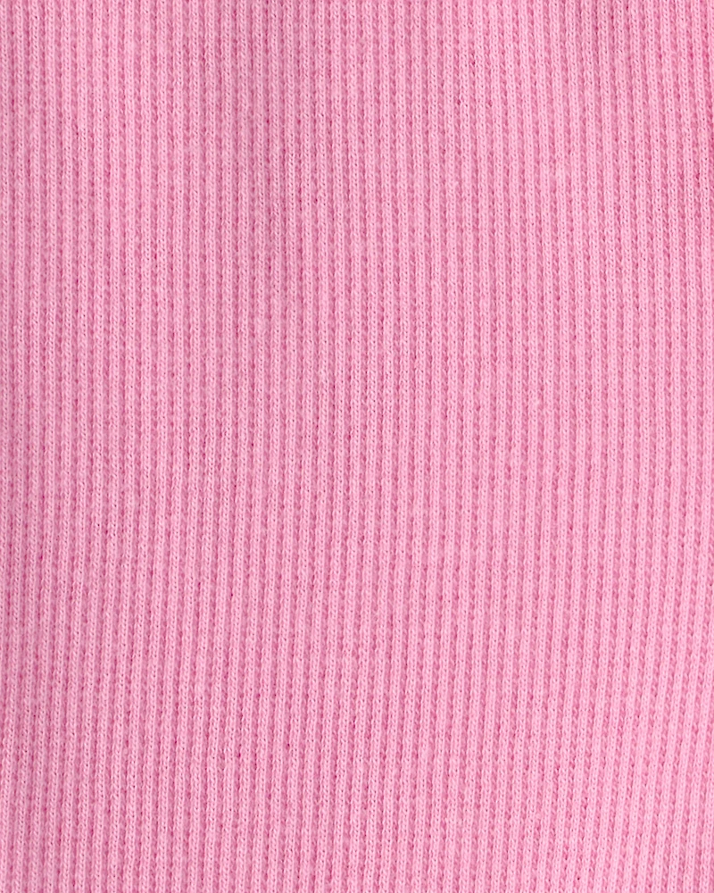 Baby Girl Rib Pants - Pink