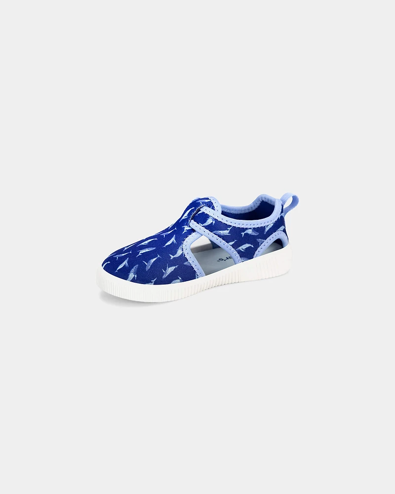 Toddler Boy Whale Water Shoes - Blue