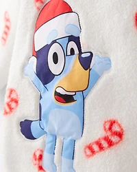 Toddler Girl Bluey™ Sherpa Hooded Zip-Up Jacket