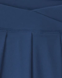Girls Pleated Active Skort - Blue