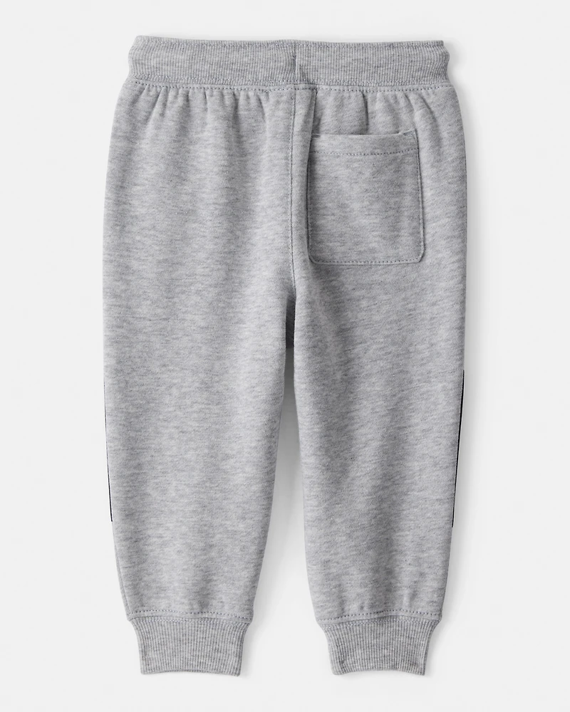 Baby Boy Fleece Joggers - Grey