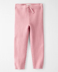 Toddler Girl Organic Cotton Sweater Knit Pants