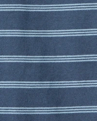 Baby Boy Striped Long-Sleeve Tee - Navy