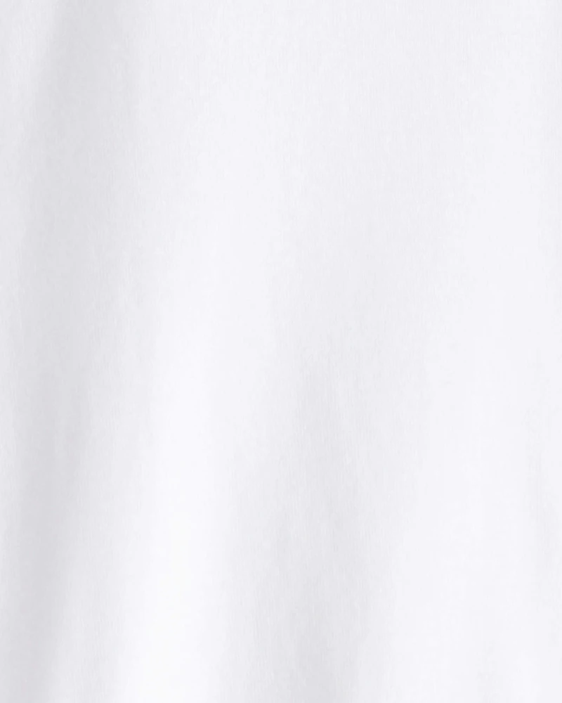 Girls Long-Sleeve Undershirts - White