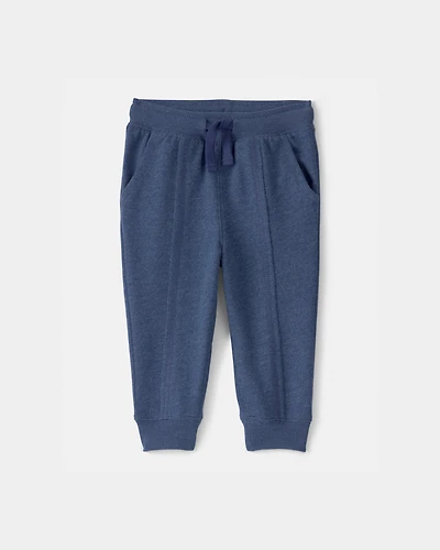Baby Boy French Terry Joggers - Blue