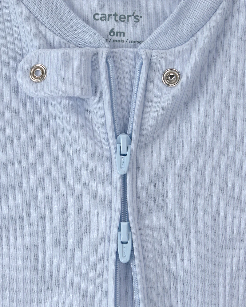 Baby Girl 2-Pack Ice Cream Sleeper- Purple/Blue