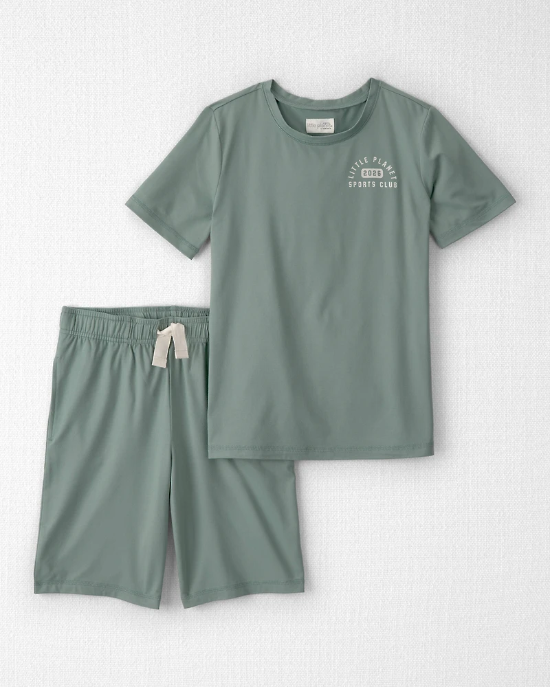 Kid 2-Piece Recyled Top & Short Set