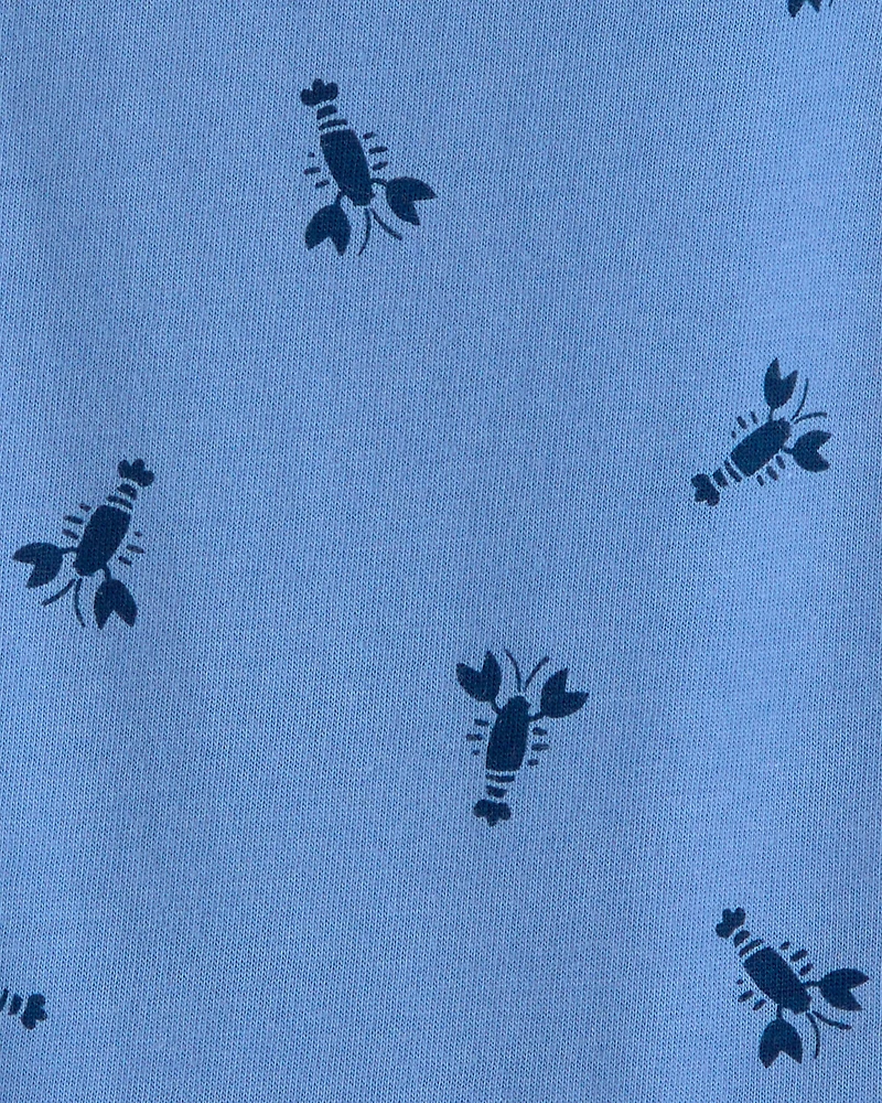 Baby Boy Lobster T-Shirt - Blue