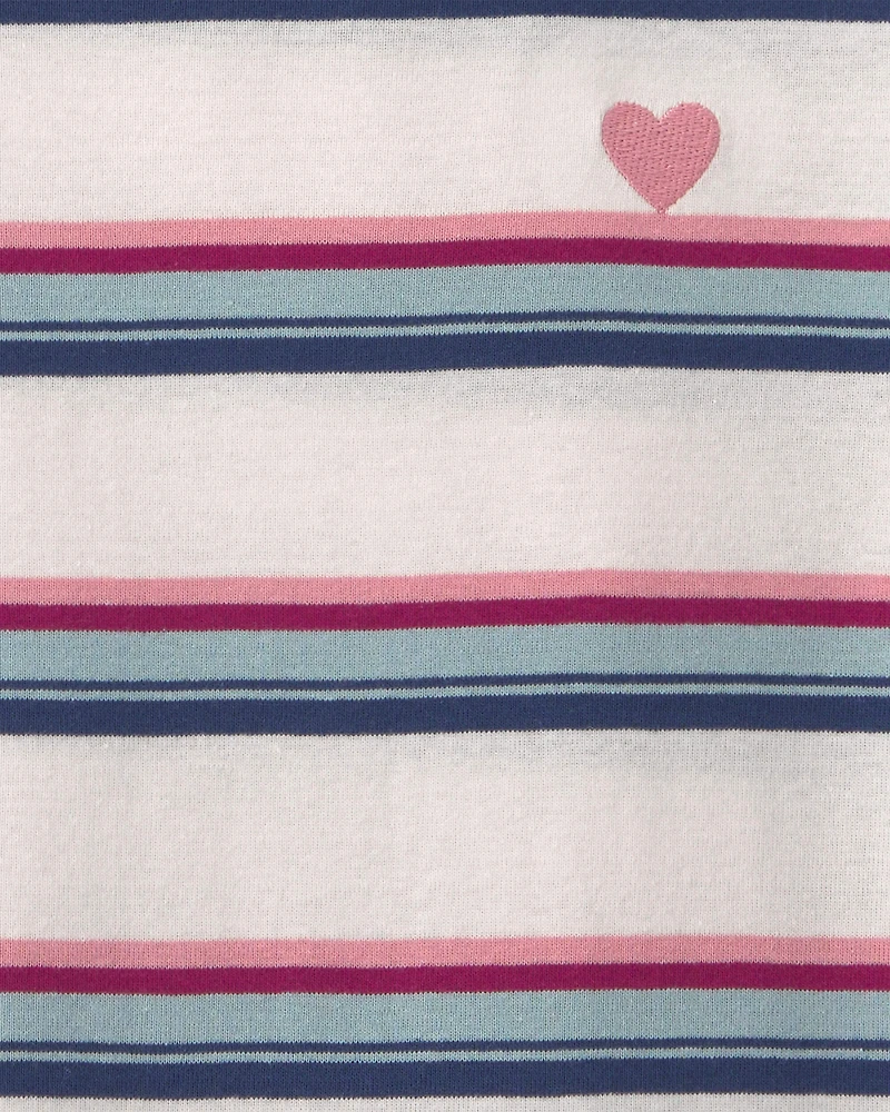 Girls Striped Long-Sleeve T-Shirt