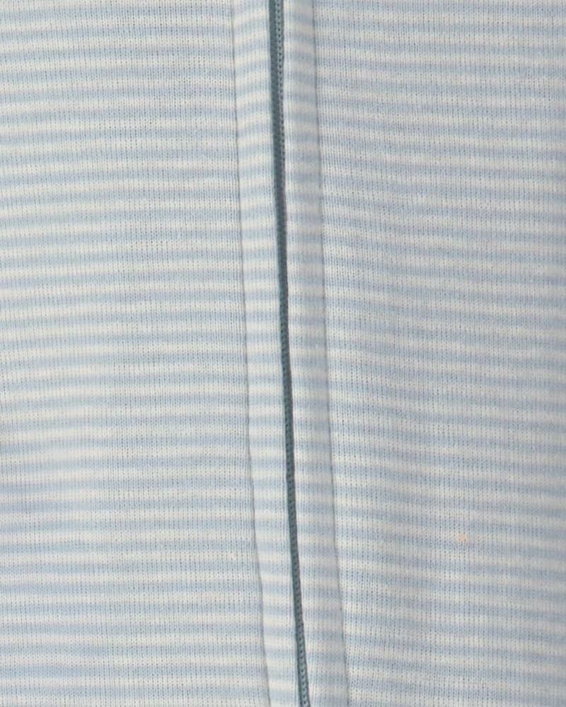 Baby 2-Pack Whale Striped Sleeper - Blue