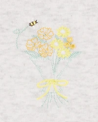 Baby Girl 3-Piece Bee Little Character Set® - Cream/Yellow