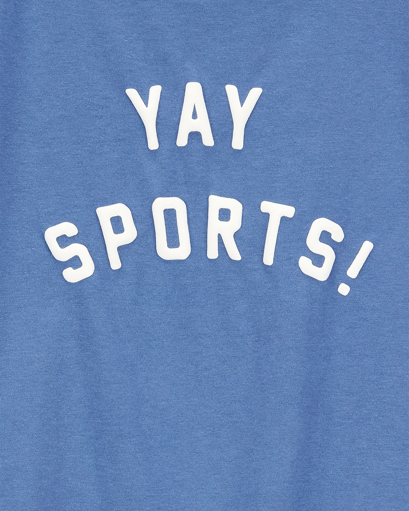 Girls Yay Sports Short-Sleeve Graphic Tee - Blue