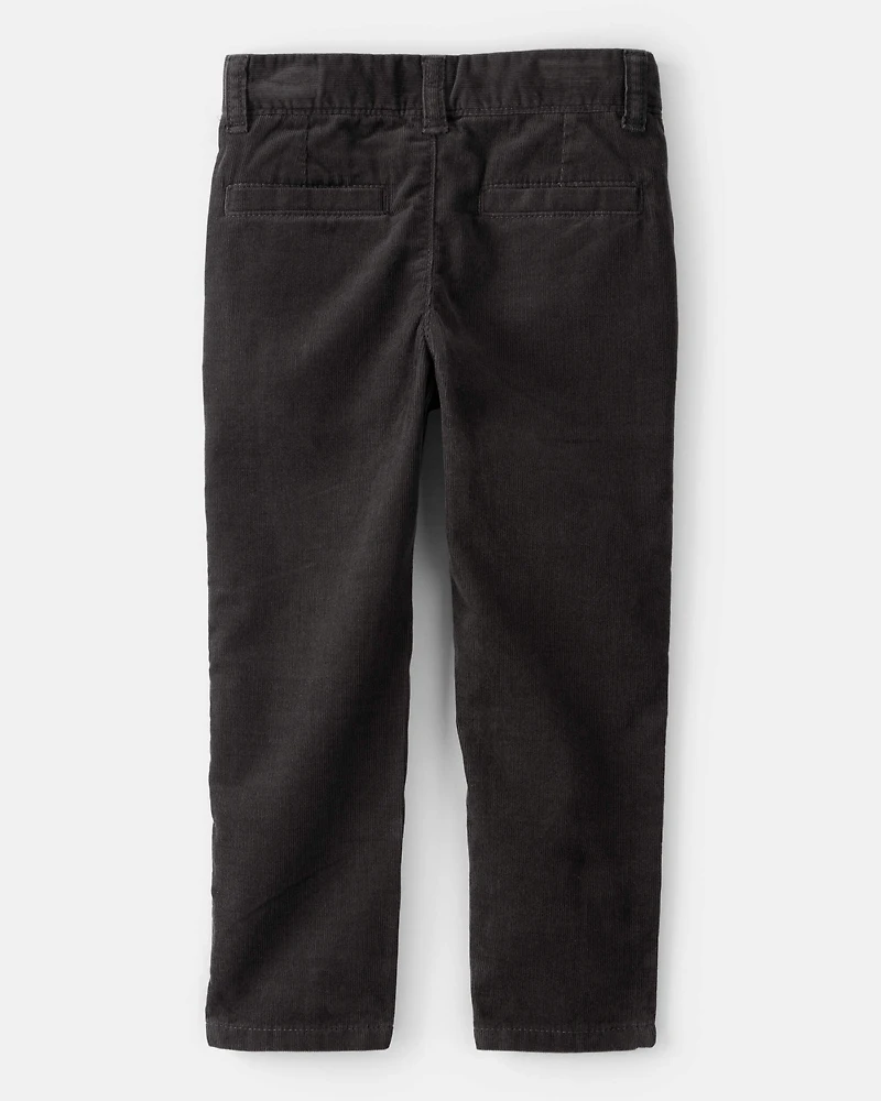 Toddler Boy Corduroy Pants - Black