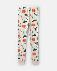 Kids 2-Piece Halloween Long-Sleeve Snug Fit Pyjama Set