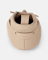 Baby Moccasin Shoes - Brown